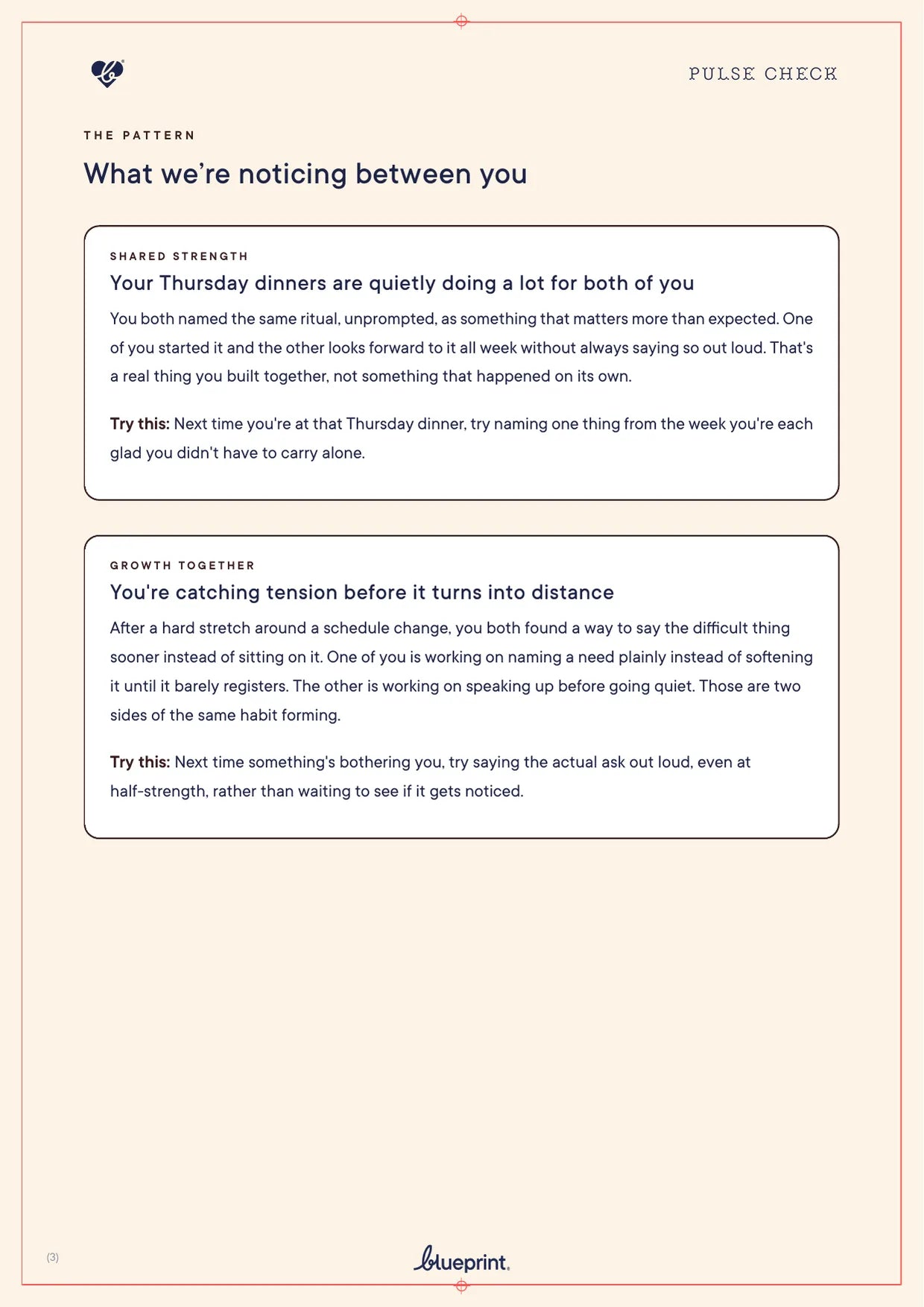 Couples Report, page 3